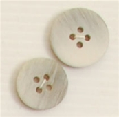 Bouton 4 trous (Plastique - 20 mm - Chiné gris clair)