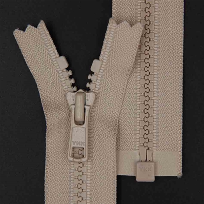 Zip 6 injecté séparable (Standard - 75 cm - Beige)