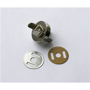 Magnetic no-sew button (18mm - Silver)