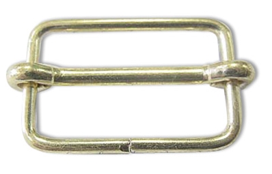 Steel sliding buckle (25mm - Bronze)