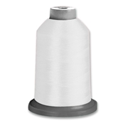 Textured polyester thread 100 10,000m cone (White)