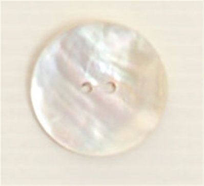 2-hole button (Mother-of-pearl - Natural - 28mm)