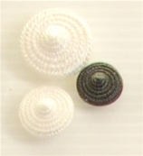 Shank button (Lace - Black - 15mm)