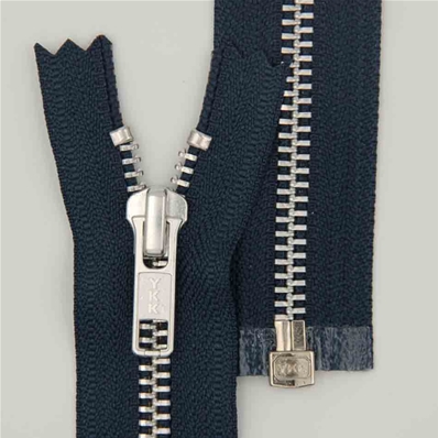 Zip 5 aluminium séparable (Standard - 60 cm - Marine)