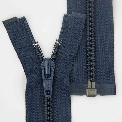 Zip 6 Spiral open-end (Standard - 65cm - Navy)