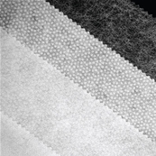 Iron-on non-woven fabric microdot (90 cm - Black - Polyester)