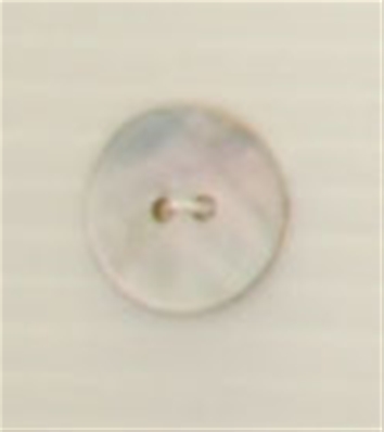 2-hole button (Mother-of-pearl - Natural - 14mm)