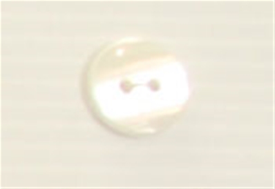 Bouton 2 trous (Plastique - Nacré - 14 mm)