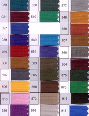 Zip 6 spirale séparable (Standard - 60 cm - Assortiment)