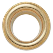 Eyelet diameter 8mm golden brass