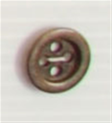 Bouton 4 trous (Plastique - 13 mm - Bronze)