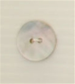 2-hole button (Mother-of-pearl - Natural - 14mm)